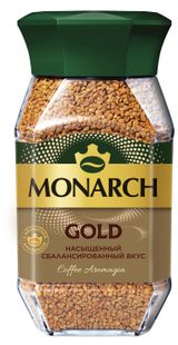 Изображение товара Кофе растворимый MONARCH Gold, 190 г