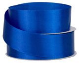 Изображение товара Лента флористическая «Азалия Декор» атлас синяя для цветов и подарков 25 мм х 22 м, 1 шт