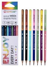 Изображение товара Набор чернографитных карандашей ACMELIAE Week HB, 7 шт