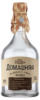 Изображение товара Водка «Домашняя» Россия, 0,5 л