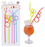 Изображение товара Трубочки для коктейля «Мультидом» Дикая Мексика, 5 шт