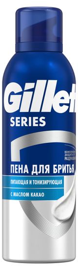 Изображение товара Пена для бритья Gillette Питающая и тонизирующая с маслом какао, 200 мл