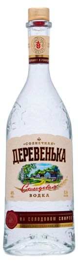 Изображение товара Водка «Солнечная деревенька» Россия, 0,5 л