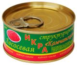 Изображение товара Икра красная «Лунское море» Камчатская лососевых рыб структурированная, 95 г