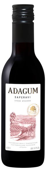 Изображение товара Вино «Адагум» Кубань Сепарави красное сухое Россия, 0,187 л