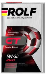 Изображение товара Масло моторное ROLF GT 5W30 синтетическое, 1 л