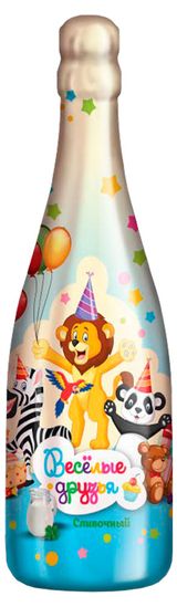 Изображение товара Напиток газированный «Веселые друзья» Сливочный, 0,75 л