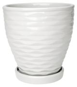 Изображение товара Горшок «Вещицы» Эллипс белый, 14,5 см