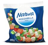 Изображение товара Сыр рассольный Natura Mozzarella mini Моцарелла мини шарики 45%, 90 г