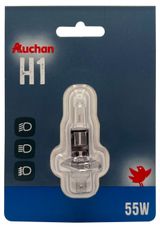 Изображение товара Лампа автомобильная АШАН Красная птица галогеновая Н1 55Вт 12В, 1 шт