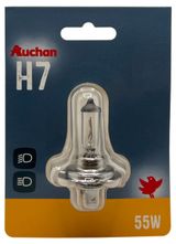 Изображение товара Лампа автомобильная АШАН Красная птица галогеновая Н7 55Вт 12В, 1 шт