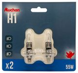 Изображение товара Лампа автомобильная АШАН Красная птица галогеновая Н1 55Вт 12В, 2 шт