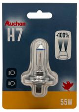 Изображение товара Лампа автомобильная АШАН Красная птица галогеновая Н7 55Вт 12В, 1 шт