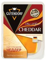 Изображение товара Сыр полутвердый Чеддер Gutendorf 45% БЗМЖ, 180 г