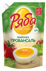 Изображение товара Майонез «Ряба» Провансаль 67% охлажденный, 630 г