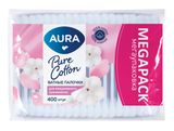 Изображение товара Ватные палочки Aura, 400 шт