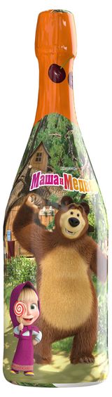 Изображение товара Напиток газированный детский «Маша и Медведь» Вишневый, 0,75 л