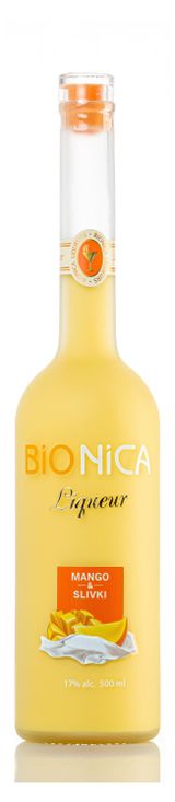 Изображение товара Ликер Bionica Mango & Slivki манго-сливки 17%, 0,5 л