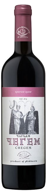 Изображение товара Вино «Чегем» красное сухое Абхазия, 0,75 л