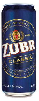 Изображение товара Пиво Zubr Classic светлое фильтрованное 4,1%, 500 мл
