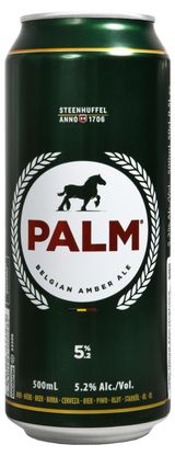 Изображение товара Пиво PALM темное фильтрованное 5,2%, 500 мл