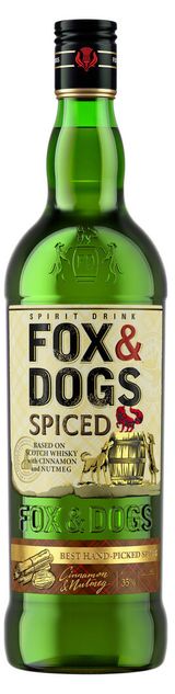 Изображение товара Виски Fox&Dogs Spiced Россия, 0,5 л