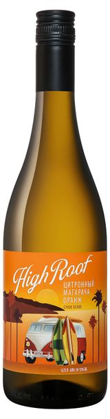 Изображение товара Вино High Roof Цитронный Магарача Оранж белое сухое Россия, 0,75 л