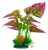Изображение товара Растение для аквариума HOMEFISH Антуриум пластиковое с грузом, 22 см