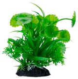 Изображение товара Растение для аквариума HOMEFISH Гидрокотила пластиковое с грузом, 12 см