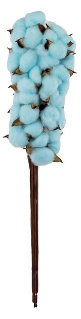 Изображение товара Набор Букет хлопка сухоцветы 10 шт «Азалия Декор» декор для цветов и флористики 50 см голубой, 1 шт