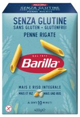 Изображение товара Макаронные изделия Barilla Penne Rigate без глютена Италия, 400 г