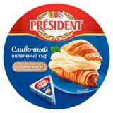 Изображение товара Сыр плавленый President Сливочный треугольники 45% БЗМЖ, 140 г