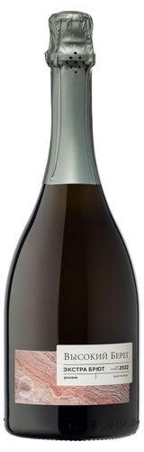 Изображение товара Игристое вино «Высокий Берег» Выдержанное розовое экстра брют Россия, 0,75 л