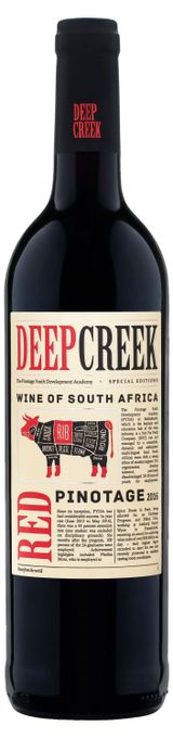 Изображение товара Вино Deep Creek Pinotage красное сухое ЮАР, 0,75 л