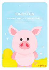 Изображение товара Маска для лица Funky Fun Свинка осветляющая, 28 г