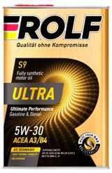 Изображение товара Масло моторное синтетическое Rolf Ultra 5W-30 A3/B4 SP, 4 л