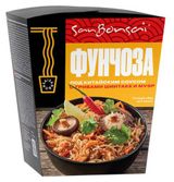 Изображение товара Лапша фунчоза SanBonsai с грибами шиитаке и соусом муэр, 120 г