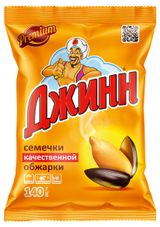 Изображение товара Семечки подсолнечника «Джинн» жареные, 140 г