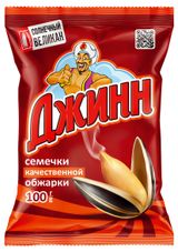 Изображение товара Семечки подсолнечные «Джинн» Солнечный Великан, 100 г