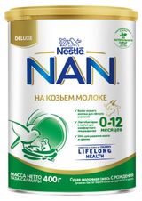 Изображение товара Смесь сухая молочная NAN 1 Goat на козьем молоке с рождения, 400 г