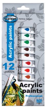 Изображение товара Краски акриловые художественные Centrum, 12 цветов