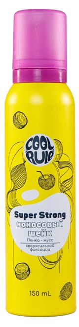 Изображение товара Пенка-мусс для укладки волос Cool Rule сверхсильной фиксации Кокосовый Шейк, 150 мл