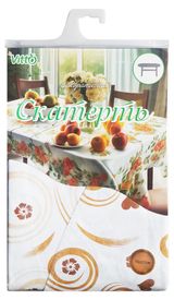 Изображение товара Скатерть для стола Vitto овальная на нетканой основе с подшитой окантовкой, 152х203 см