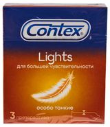Изображение товара Презервативы Contex Lights особо тонкие Таиланд, 3 шт