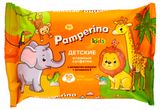 Изображение товара Салфетки влажные для детей Pamperino с экстрактом ромашки и витамином Е 0+, 50 шт