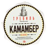 Изображение товара Сыр мягкий «Тревиль» Камамбер Нуар с белой плесенью в золе 45% БЗМЖ, 130 г