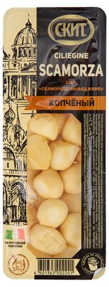 Изображение товара Сыр Скаморца копченый Scamorza Чильеджине «Скит» 40% БЗМЖ, 150 г