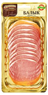 Изображение товара Балык свиной сырокопченый «Егорьевская КГФ» нарезка, 115 г