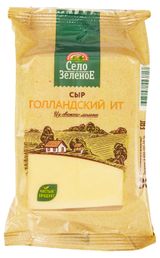 Изображение товара Сыр полутвердый Голландский «Село Зеленое» 50% БЗМЖ, 200 г