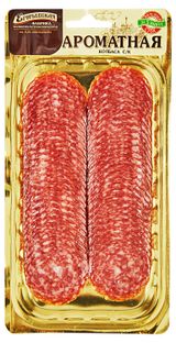 Изображение товара Колбаса сырокопченая «Егорьевская КГФ» Ароматная нарезка, 100 г